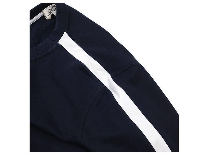 Hermès Sweatshirt em algodão French Terry Hermes Azul - vista 3