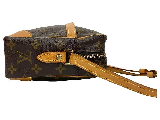Borsa a tracolla Louis Vuitton Trocadero Monogram in pelle Marrone Bronzo - vista 13