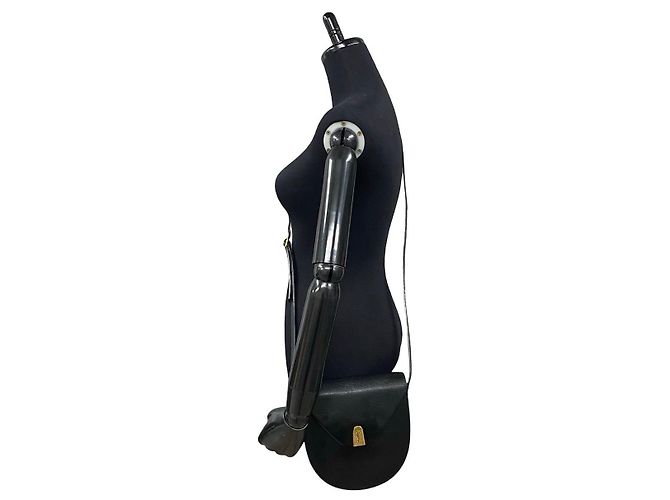 Borsa a tracolla in lucertola Yves Saint Laurent Nero - vista 5