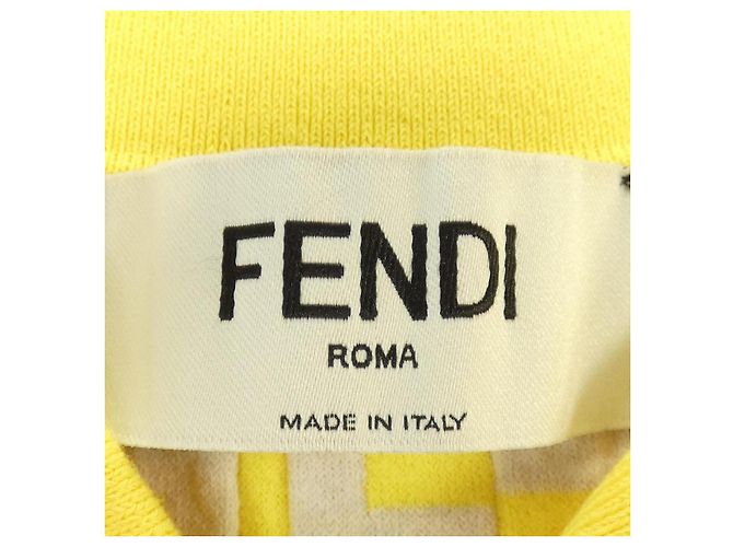 Fendi FZDC69 ASOT Kleid Gelb - Ansicht 4