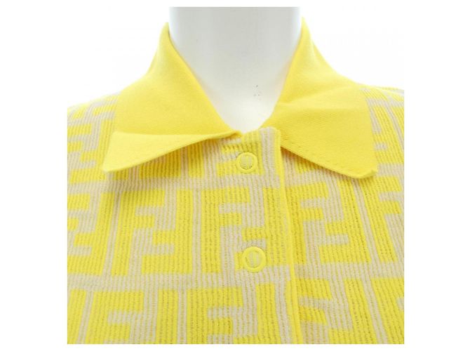Fendi FZDC69 ASOT Kleid Gelb - Ansicht 5
