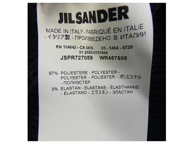 Pantaloni Jil Sander Blu Blu navy - vista 3