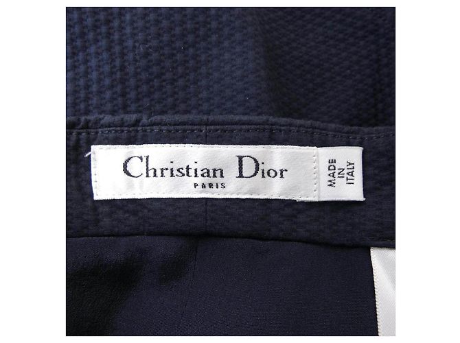 Autre Marque Falda Christian Dior Azul Marino - vista 4