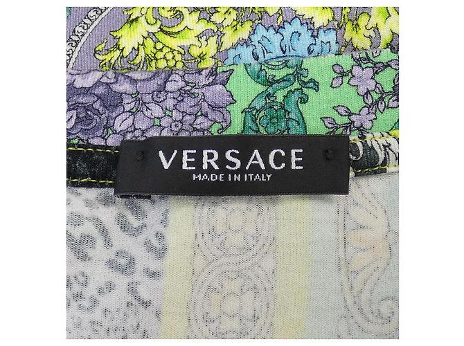 Versace T-Shirt Schwarz Pink Grün - Ansicht 4