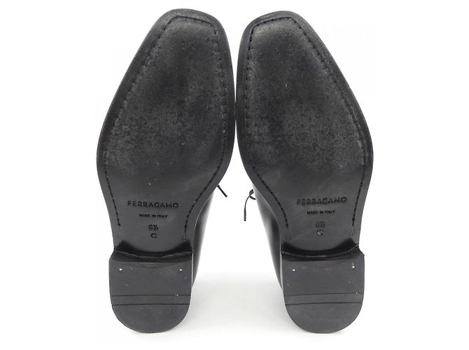 Salvatore Ferragamo Lederschuhe Schwarz - Ansicht 4