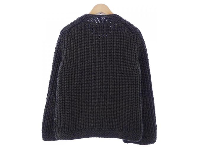 Hermès Hermes Cardigan Wool Knitwear34 Verde - vista 2