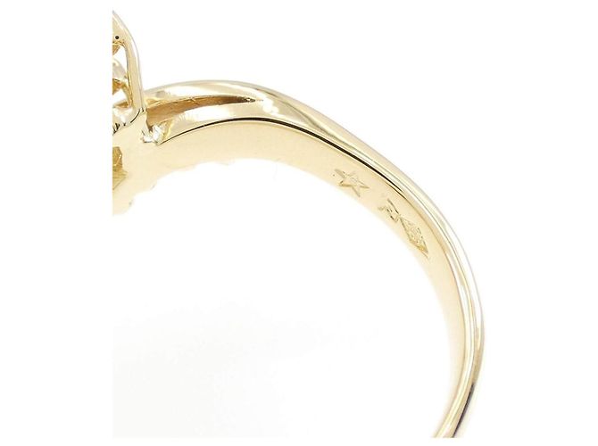 Autre Marque Ginza Tanaka Au750 Smaragdring Golden - Ansicht 4