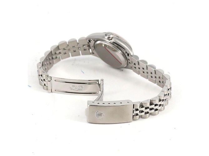 Rolex Datejust Stainless Steel White Gold Automatic Plata - vista 5