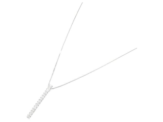 Autre Marque Collier en diamants Au750 Argenté - vue 2