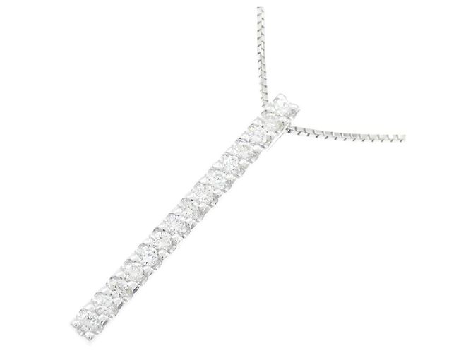 Autre Marque Collier en diamants Au750 Argenté - vue 3