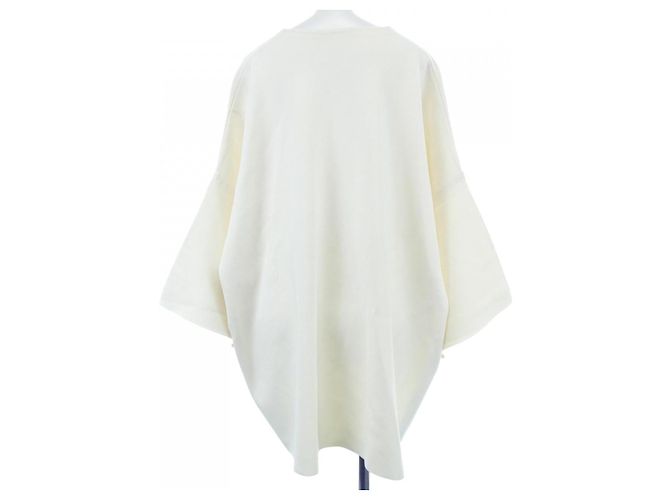 Top de tecido branco Céline XS - vista 2