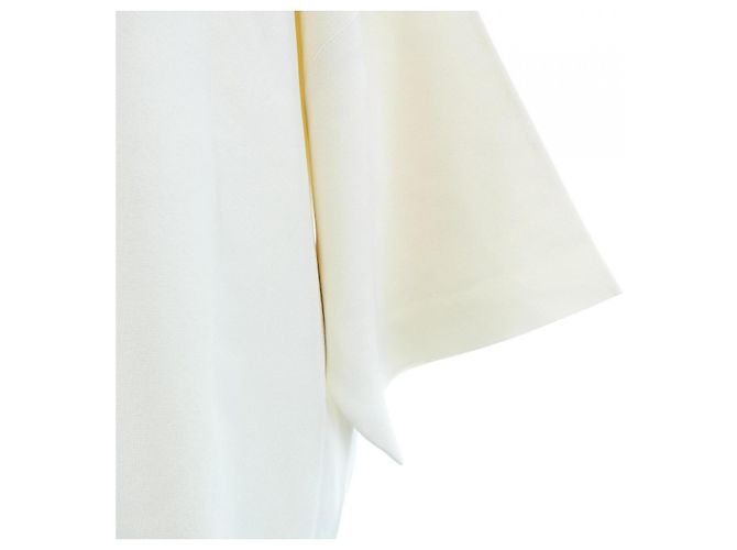 Top de tecido branco Céline XS - vista 6