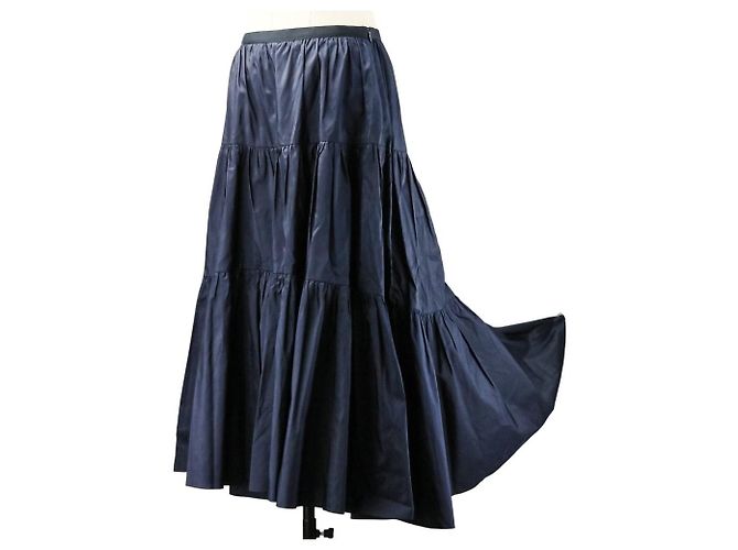 Autre Marque Falda FOXEY Skirt Paefait Long Skirt Azul Azul marino - vista 3
