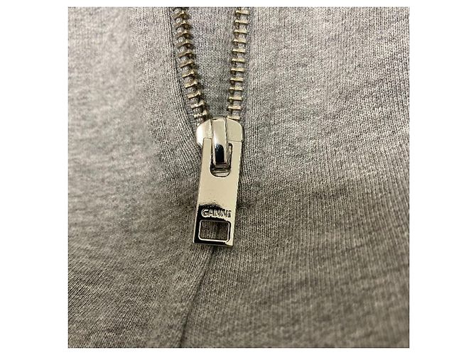 Autre Marque Ganni Heavy Terry Curved Pants Jogginghose Braun - Ansicht 5
