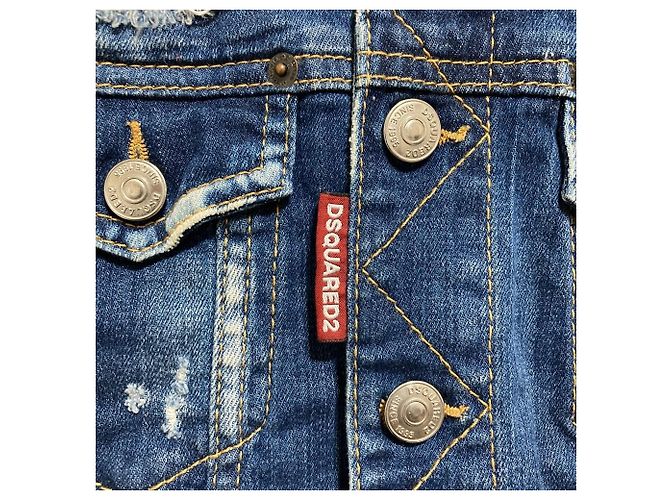 Autre Marque Dsquared2 Denimjacke Blau - Ansicht 3