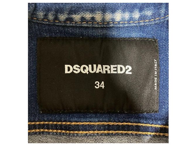 Autre Marque Dsquared2 Denimjacke Blau - Ansicht 5