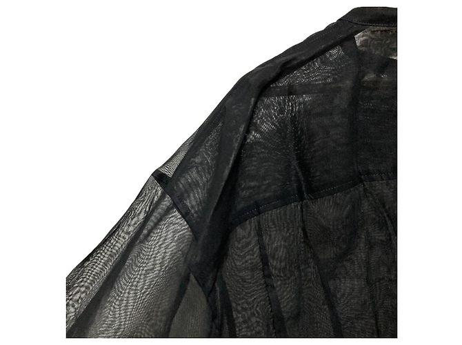 Autre Marque ESSEN LAUTREAMONT Transparentes Hemd Schwarz - Ansicht 4