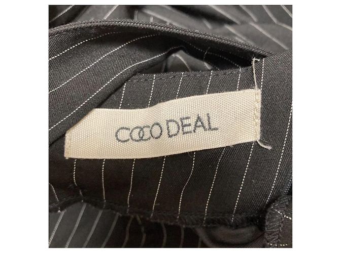 Autre Marque COCO DEAL Kleid mit hoher Taille Schwarz - Ansicht 4
