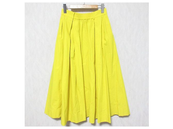Autre Marque yori Saia longa com botões frontais Amarelo - vista 2
