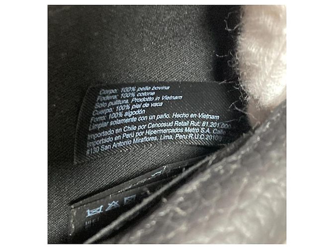 Autre Marque Cartera de cuero All Saints Captain Chain Negro - vista 14