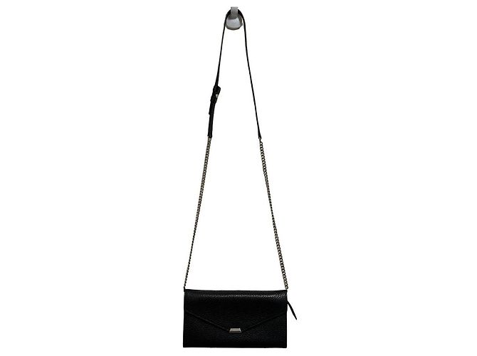 Autre Marque Cartera de cuero All Saints Captain Chain Negro - vista 4