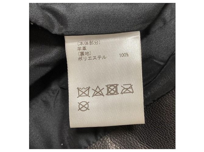 Autre Marque GRACE CONTINENTAL Lederjacke kurz Schwarz - Ansicht 6