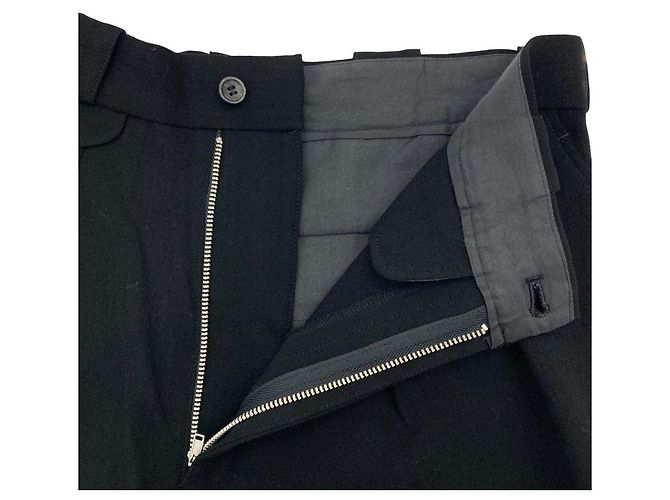 Autre Marque Yohji Yamamoto Tapered Pants Schwarz - Ansicht 3