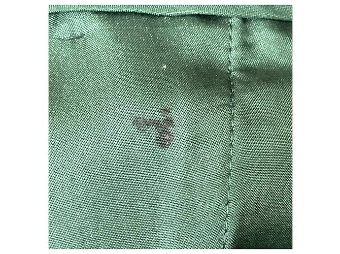 Autre Marque Calças em sarja de lã e viscose Drawer Verde - vista 8