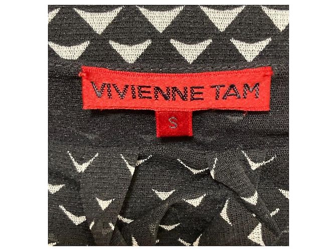 Autre Marque Vestido Power Net VIVIENNE TAM Negro - vista 6
