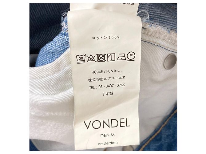 Autre Marque Pantalones de denim rectos VONDEL Azul - vista 5