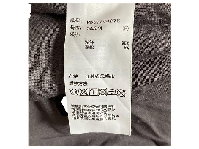Autre Marque Gelato Pique French Rayon Logo Pullover Marrone Grigio antracite - vista 7