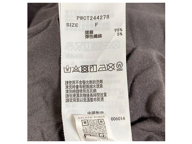 Autre Marque Gelato Pique French Rayon Logo Pullover Marrone Grigio antracite - vista 8
