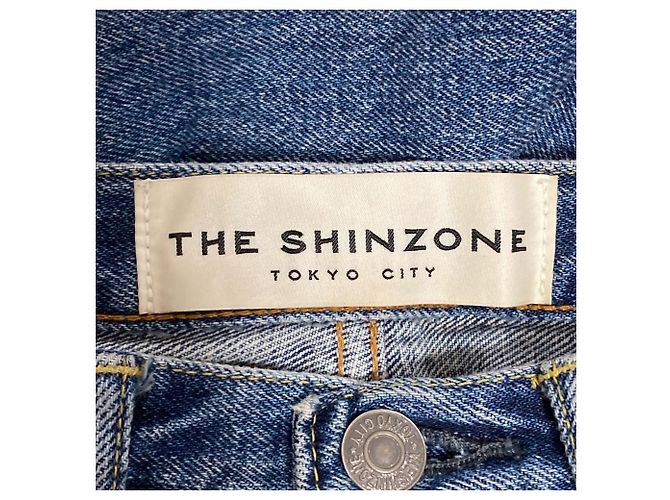 Autre Marque Los Vaqueros The Shinzone MASTER STRAIGHT DENIM Azul - vista 4
