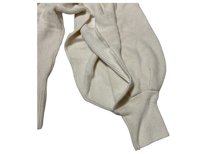 Autre Marque Jersey de punto Kei Shirahata Blanco - vista 4