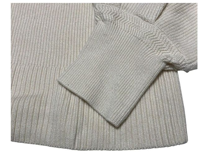Autre Marque Jersey de punto Kei Shirahata Blanco - vista 5