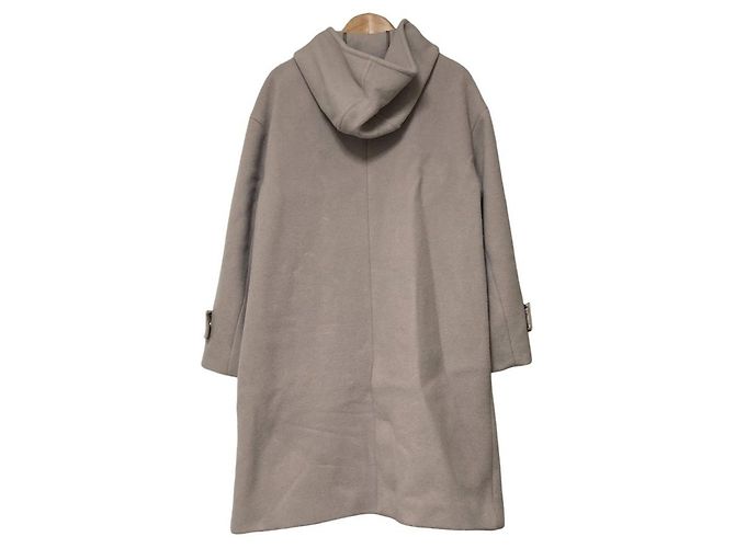 Autre Marque United Arrows green label relaxing Abrigo largo con capucha de lana Castaño - vista 2