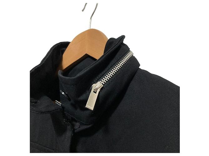 Chaqueta sacai Fabric Combo Jacket Knit Combo Military Jacket Negro - vista 2
