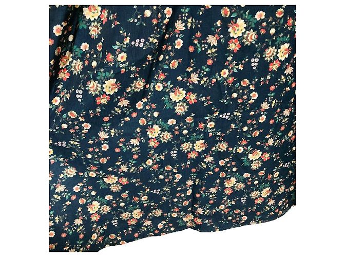 Autre Marque bulle de savon Langes Kleid mit Blumenprint Schwarz - Ansicht 5