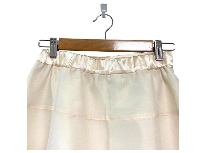 Autre Marque Gonna lunga circolare trasparente La boutique BonBon Bianco Bianco sporco - vista 5
