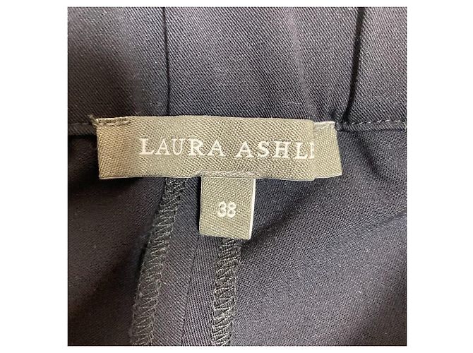 Autre Marque Laura Ashley Jersey-Geradgeschnittene Hose Blau Marineblau - Ansicht 5
