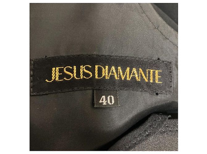 Autre Marque Vestido de encaje JESUS DIAMANTE Negro - vista 6