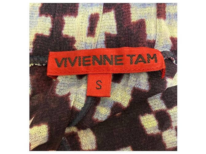 Autre Marque Vestido Docking Power Net VIVIENNE TAM Azul - vista 7