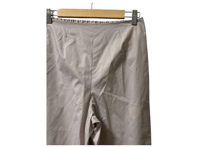 Autre Marque FRAMeWORK 2way Rockenhose aus Leinenmischung Beige - Ansicht 7