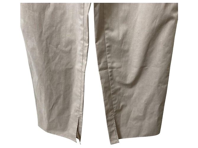 Autre Marque FRAMeWORK 2way Rockenhose aus Leinenmischung Beige - Ansicht 8