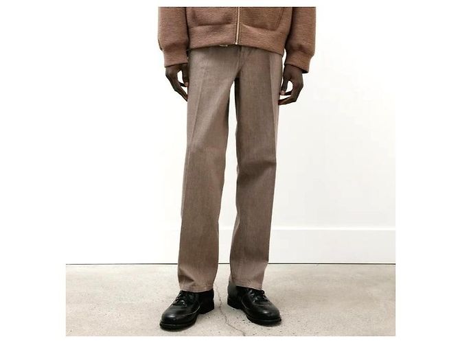 Autre Marque Pantaloni in cotone Ernie Palo COLOR DENIM Beige - vista 3