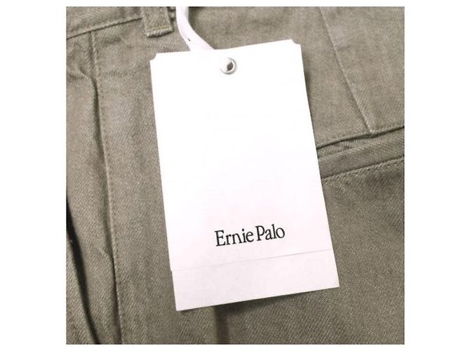 Autre Marque Pantaloni in cotone Ernie Palo COLOR DENIM Beige - vista 4