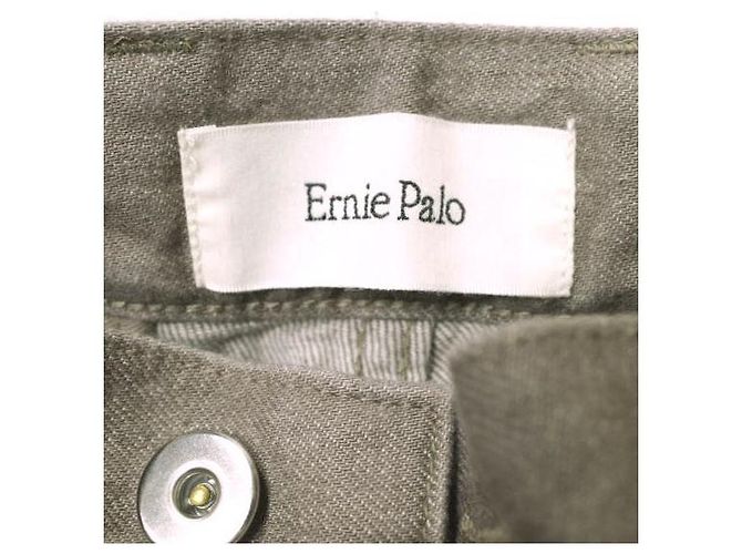 Autre Marque Pantaloni in cotone Ernie Palo COLOR DENIM Beige - vista 9