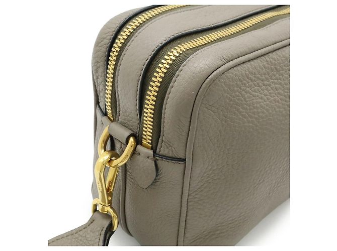 Prada 1BH082 Leder 2-Wege Schultertasche Braun - Ansicht 4