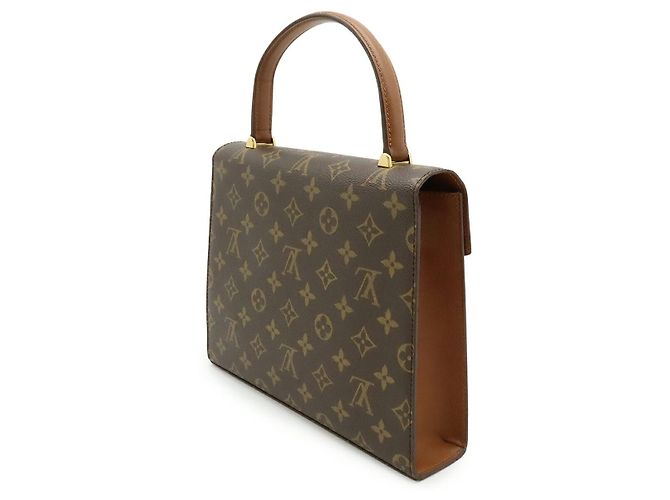 Bolso de mano Louis Vuitton Marceau Monogram Castaño - vista 2