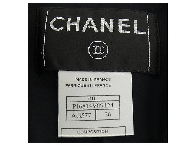 Chaqueta Chanel P16814V09124 01C Negro Azul marino - vista 4